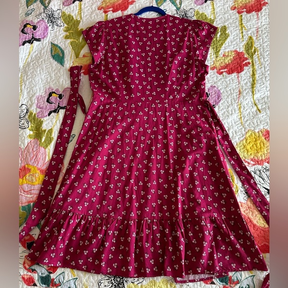 Draper James Wrap Flounce Dress - Picture 2 of 3